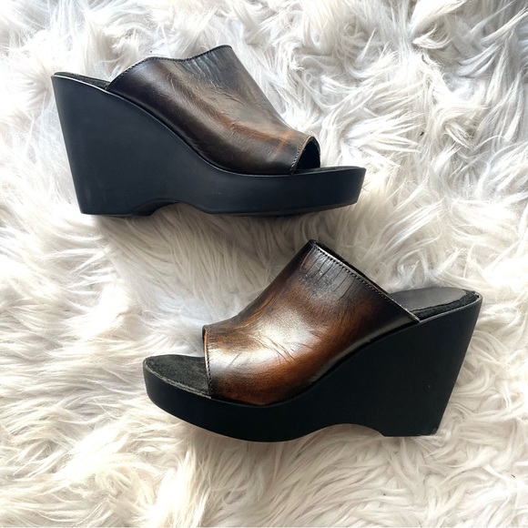 Rocket Dog Y2K wedge sandal platform slide mules vegan size 6 - Picture 1 of 16